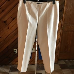 beige cropped pants